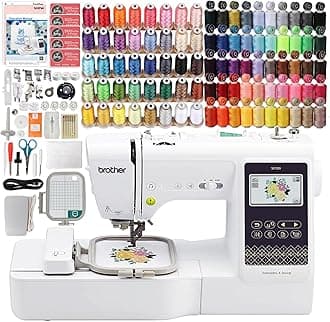 SE700 Embroidery & Sewing Machine with 90 Spools & Accessories