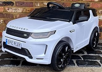 Jaguar Land Rover Ride on Car Discovery HSE Sport Licensed 12v Electric Battery Epic Play Kids Toy inlcudes remote control White