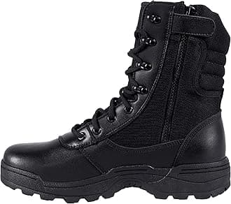 Men's Military Tactical Work Boots Side Zipper Jungle Army Combat Boots