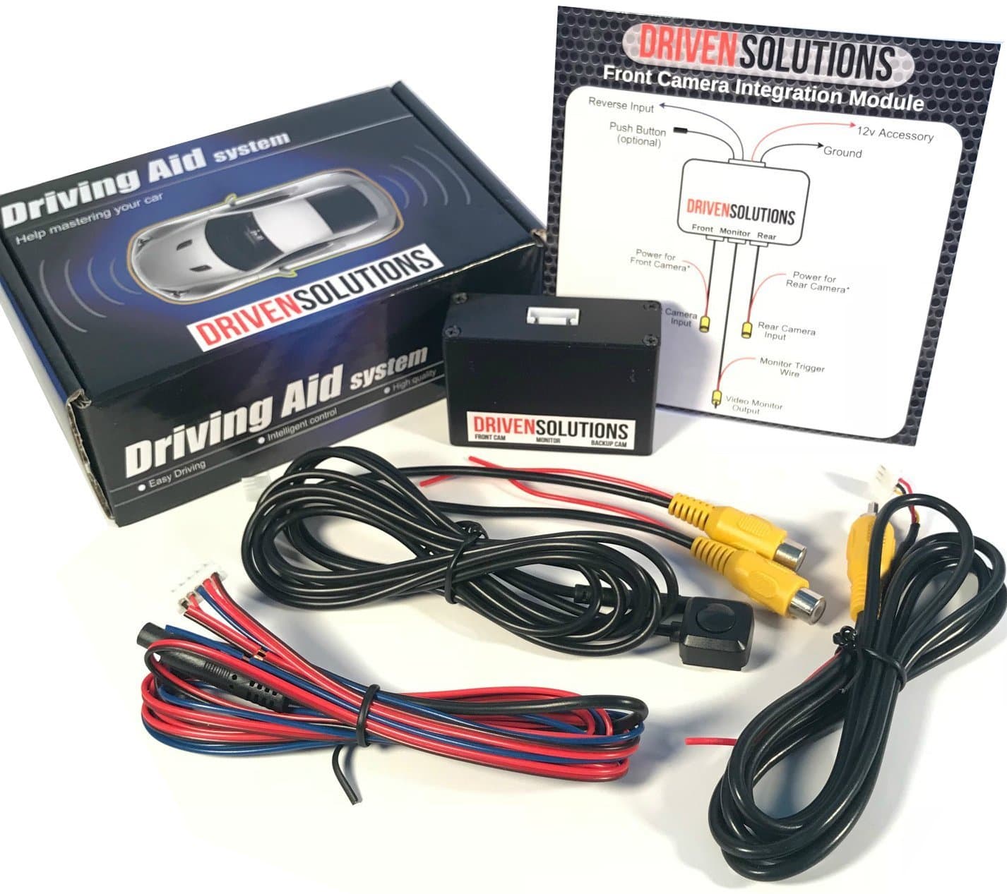 Front Camera Installation Module with Auto Switching Capability and Easy On/Off Push Button