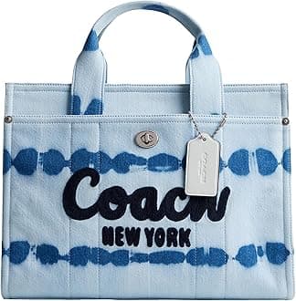 Coach Cargo Tote Bag with Bow Print