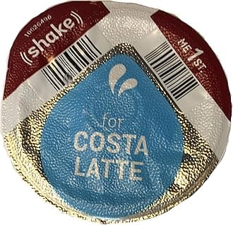 96 x Tassimo Costa Latte 325ml Milk Creamer Pods Only (NO COFFEE DISCS) SOLD LOOSE - New Smaller Disc