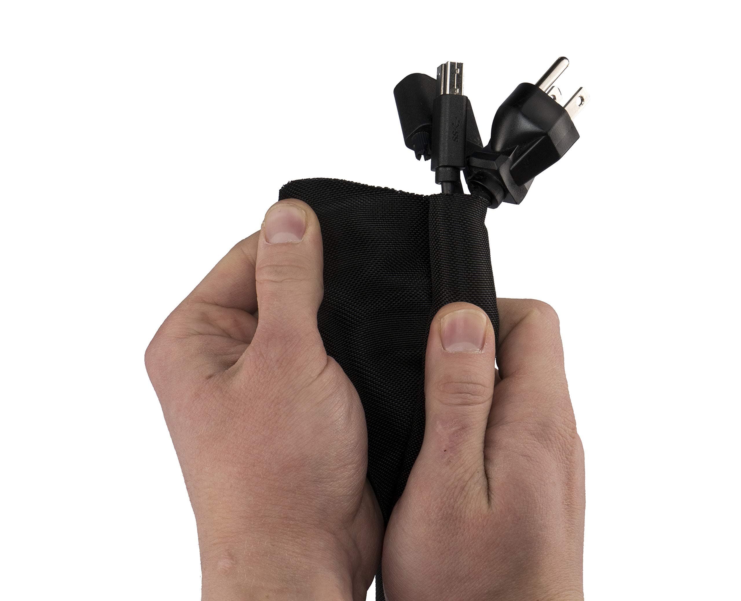 Hicab cable conduit: a self-closing solution that can be cut to size. Cable channel 2 m long, 25 mm wide, black. Conceal cables for your desk and TV! Cable channels Cable holder Cable duct Cable prote