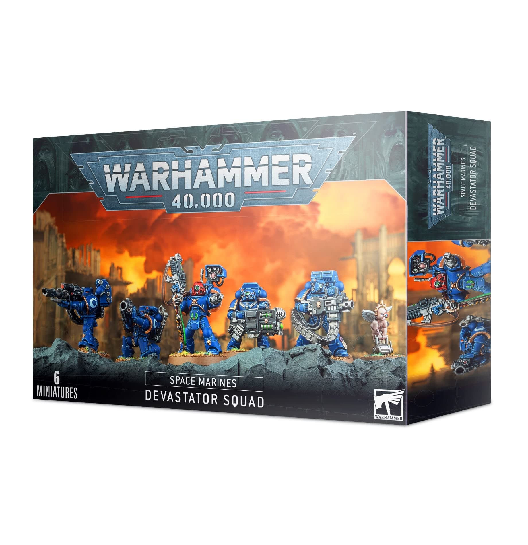 Warhammer 40K : Space Marines Devastator Squad