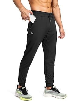 - G Gradual Men's Sweatpants with Zipper Pockets Athletic Pants Traning Track Pants Joggers for Men Soccer, Running, Workout