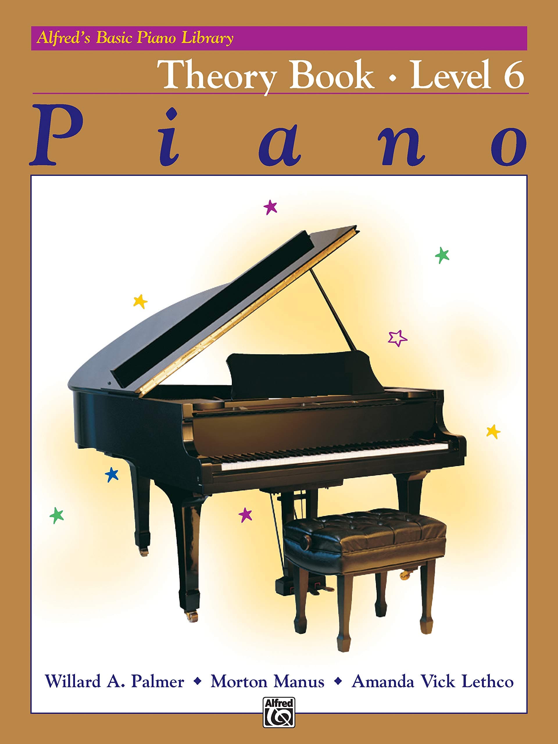 Alfred's Basic Piano Course, Theory Book 6 (Alfred's Basic Piano Library)