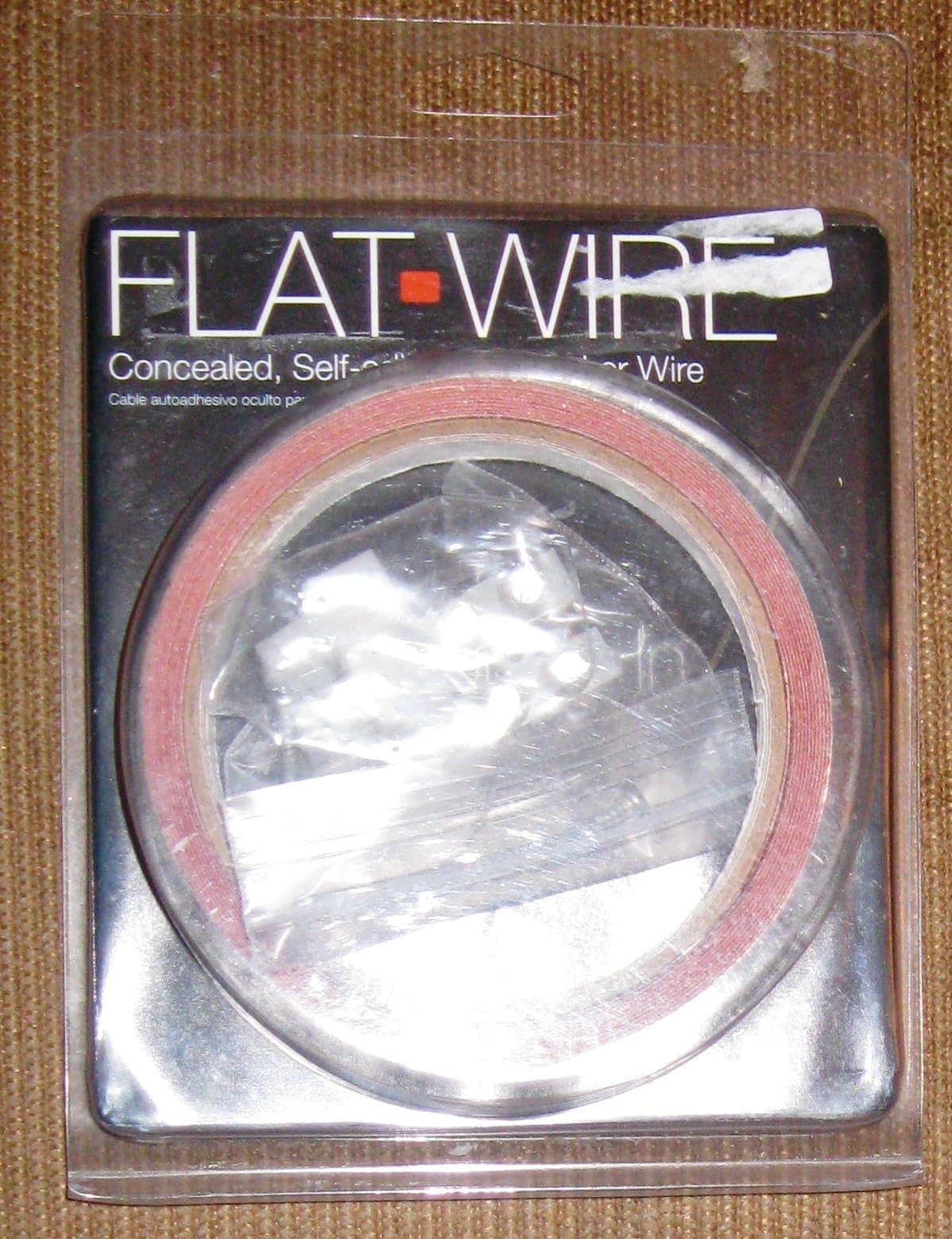 FLAT WIRE Concealed Self Adheasive Speaker Wire
