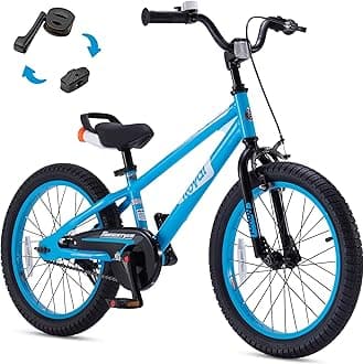 Freestyle-EZ Kids Bike, Easy Beginner to Learn Balancing to Biking, 16 18 Inch Balance & Pedal Bicycle for Boys Girls Ages 4-9 Years, Instant Assembly, Multiple Color Options