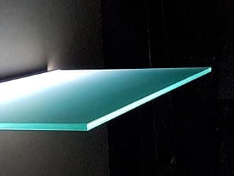 LED light Shelf with DRIVER Illuminated bar kitchen DVD Sky Box Glass shelf (20 X 100 CM)