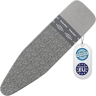 Bartnelli Ironing Board Cover and Pad, Made in Europe with New Patent Technology | 54x15 Iron Board Replacement Cover Featuring Park & Turbo Zone, Scorch Resistant 100% Cotton Thick Layered Top