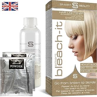 Smart Beauty Blonde Bleach-It, The Ultimate Lightener for Dark Hair, Perfect for Highlighting and Vibrant Pastel Colour, Hair Bleach Kit, Vegan & Cruelty Free