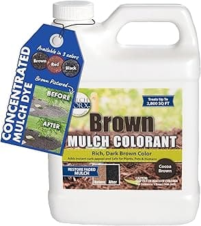 Sanco Industries MulchWorx Brown Mulch Color Concentrate - 2,800 Sq. Ft. - Rich Dark Brown Mulch Dye Spray