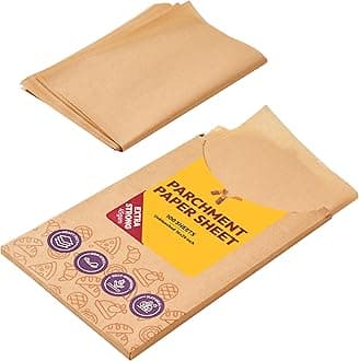 Heavy Duty Baking Paper Sheets 100 Pcs, 40.6x61cm Katbite Precut Parchment Paper for Baking Cookies, Cooking, Grilling Rack, Oven