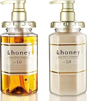 &honey Shampoo & Conditioner Set Organic Hair and Scalp Care for Intense Cleansing and Hydration - Moisture-Enhancing Wash and Protection - Ideal for Straight, Curly, Curl, Kinky, Frizzy, Treated, Col