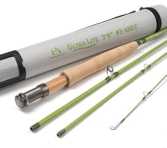 Maxcatch Ultra-Lite Fly Rod for Stream River Panfish/Trout Fishing 1/2/3 Weight and Combo Set Available