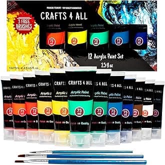 12pk Acrylic Paint Set