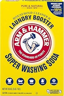 ARM & HAMMER Detergent Booster, Yellow, 55 Oz, 3020