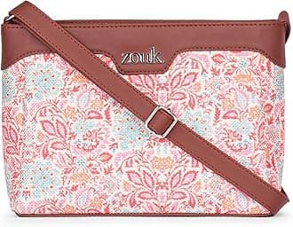 ZOUK Harmony Sling Bag | Crossbody Bags for Women | Women's Handbags | Stylish | Vegan Leather Evening Bag | Travel & Office Use | Purse and Wallet