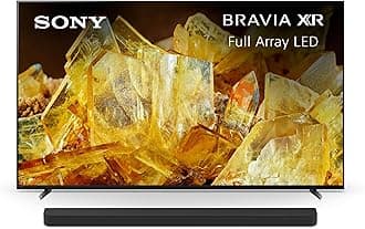 Sony 65 Inch 4K Ultra HD TV X90L Series: BRAVIA XR Full Array LED Smart Google TV with Dolby Vision HDR and Exclusive Features for The PlayStation® 5 XR65X90L BRAVIA Theater Bar 9 Sound Bar