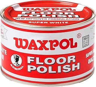 Waxpol Floor Polish 1 Kg (White/Neutral) Multi-Surface Marble, Tile & Stone Polish | Wooden Furniture & Floor Shiner | High Gloss Protection & Long-Lasting Shine