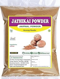 3V PRODUCTS Pure Jathikai Powder 25Gm | Nutmeg | Jaiphal (Pack of 1)