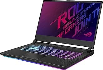 ASUS ROG Strix G15 Gaming Laptop, 240Hz 15.6" FHD 3ms IPS, Intel Core i7-10750H CPU, NVIDIA GeForce RTX 2070, 16GB DDR4, 1TB PCIe SSD, RGB KB, Wi-Fi 6, Windows 10, G512LW-ES76