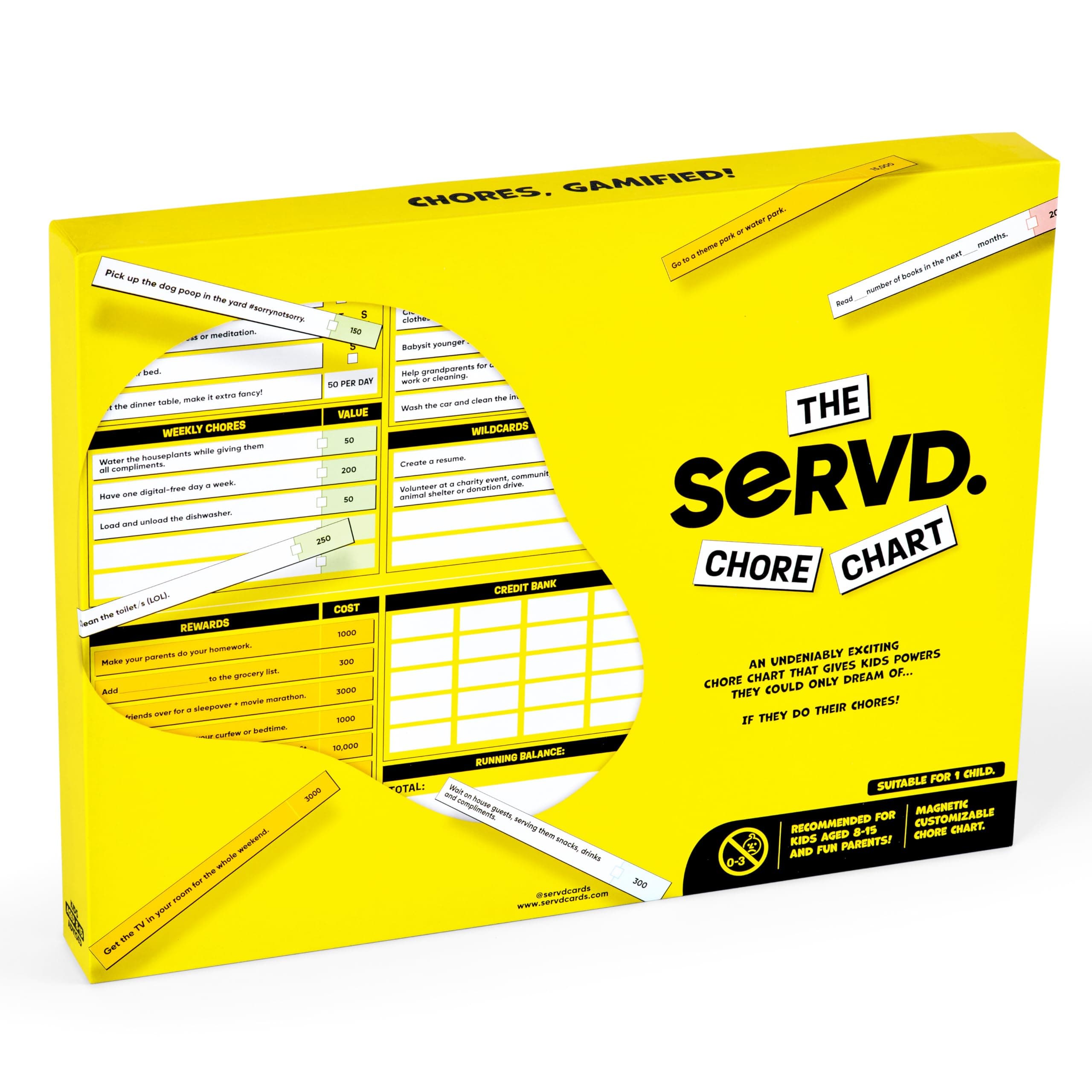 The SERVD Chore Chart - Chores Gamified