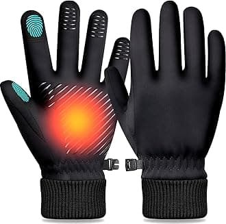- Winter Gloves for Women Men: Water Resistant Thermal Gloves for Running, Cold Weather Touchscreen Gloves for Snow