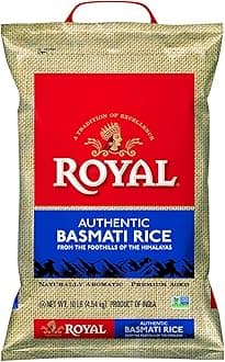 Royal Kusha White Basmati Rice 10 Pound Multi