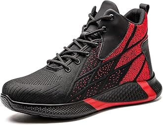 ARCHINSERTSteel Toe Shoes for Men Women Work Indestructible Safety Shoes Work Slip Resistant Protected Steel Toe Lightweight Safety Sneakers Fashion Safety Industrial Shoes