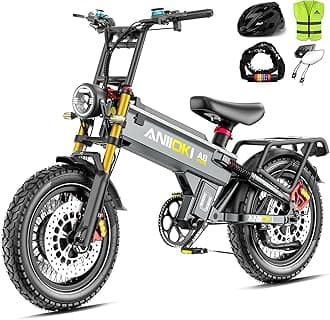 5600W Dual Motor eBike,2025 A8 PRO MAX Electric Bike,45MPH 60V 70Ah Electric Bike for Adults,200Miles Long Range,20x4 Fat Tire All Terrain Ebikes, Full Suspension E Bike,7-Speed Gear,5" Display
