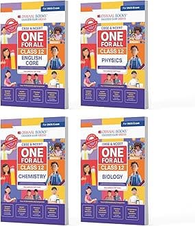 Cbse and Ncert One for All Class 12 English, Physics, Chemistry and Biology