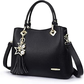 Handbags for Women with Multiple Internal Pockets in Pretty Color Combination, Women's Satchel Handbag