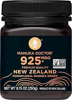 Manuka Doctor Manuka Honey, MGO 925+, 8.8 oz (250 g), Authentic, New Zealand Honey, Strong, Authentic