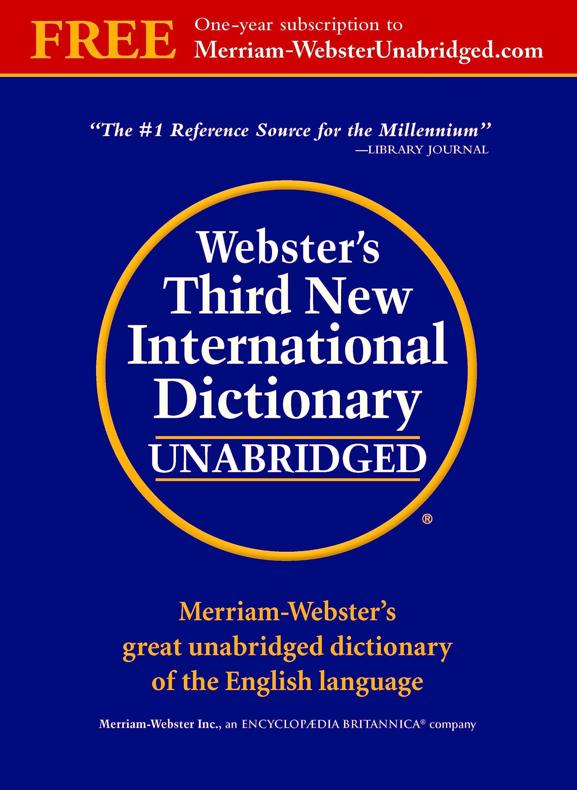 Webster's Third New International Dictionary