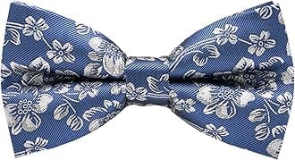 Men's Bow Ties Pre-Tied Adjustable Fun Pattern Bow Ties for Men