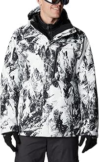 Columbia Men's Whirlibird IV Interchange Jacket, White Berg Print, 1X Big