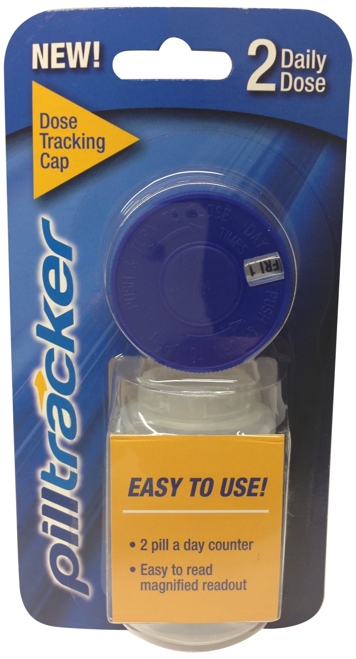 Pill Tracker 2 Daily Dose Bottle