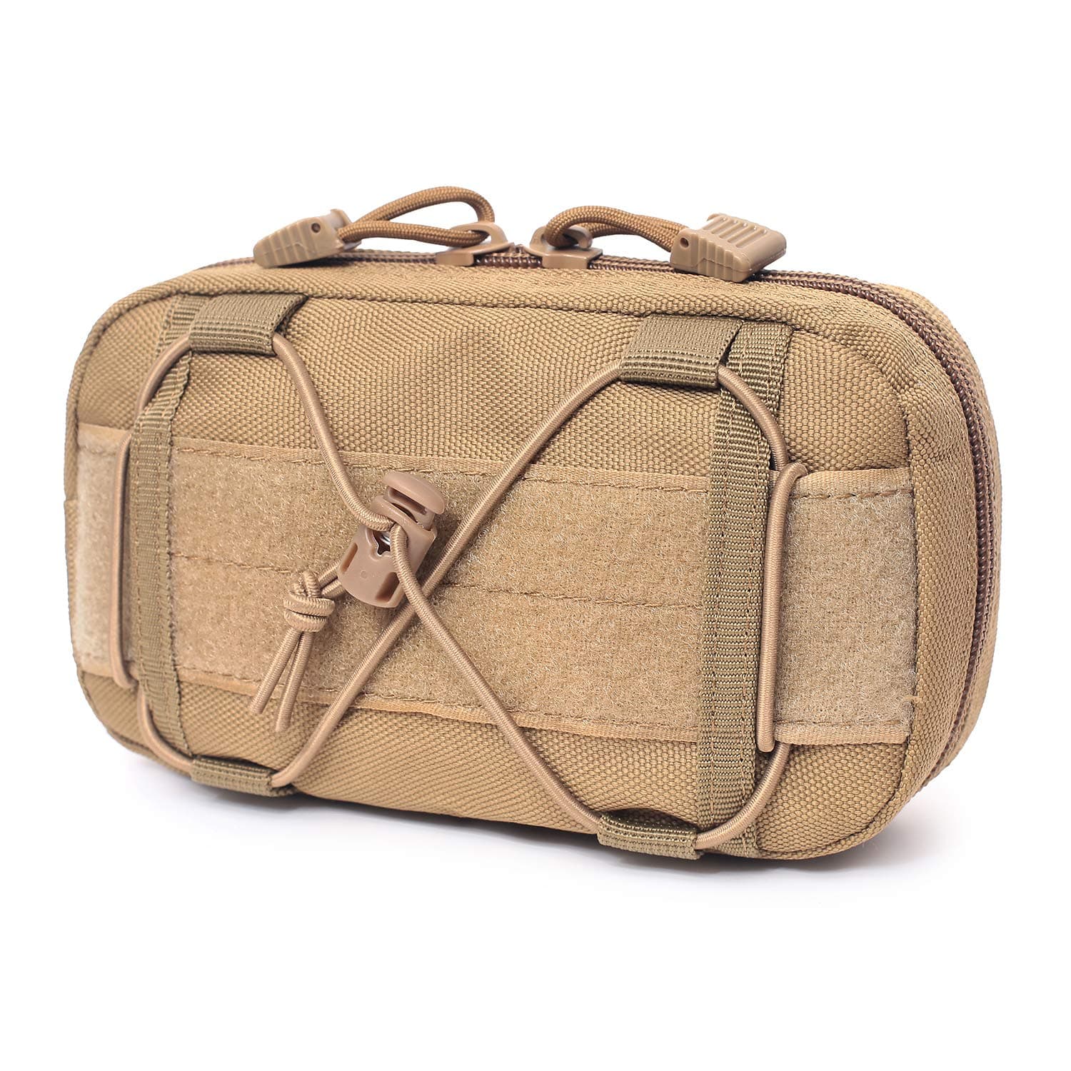 Tactical Molle Horizontal Admin Pouch Compact 1000D Utility EDC Tool Bag with Shoulder Strap