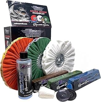 Zephyr - Ultra Shine Forged Wheels Aluminum Polishing Kit - Aluminum Wheel Polisher - Stainless Steel & Metal Polishing Kit Made for Semi & Lifted Trucks, Billet Parts, & More