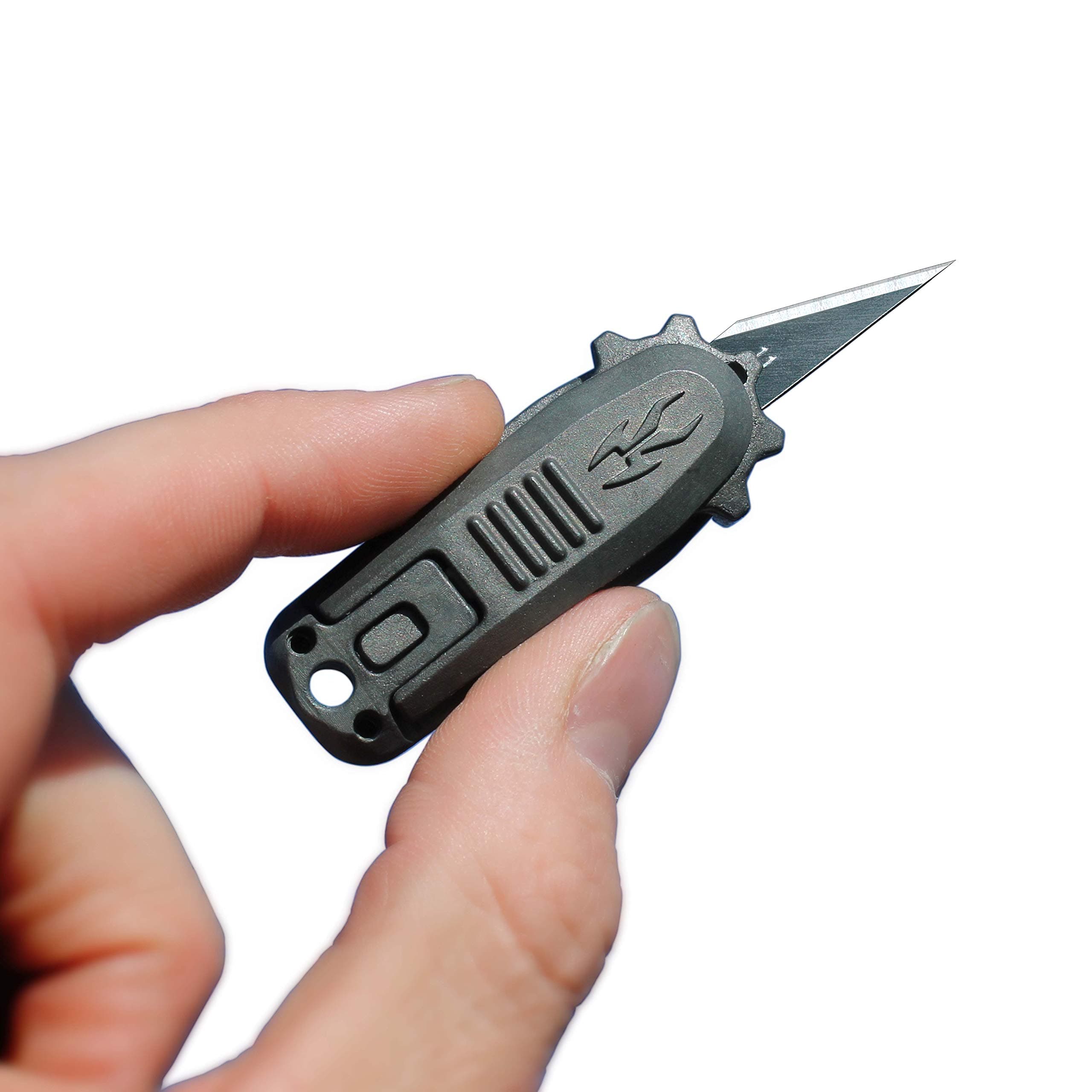 EVERYDAY BLADE Tiny Replaceable Blade Folding Pocket Knife with Three Types of Blades and Bottle Opener