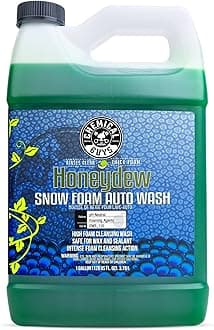 Chemical Guys Cws_110 Honeydew Snow Foam Car Wash Soap (Works With Foam Cannons, Foam Guns Or Bucket Washes) Safe For Cars, Trucks, Motorcycles, Rvs & More, 128 Fl Oz (1 Gallon), Honeydew Scent