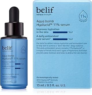 Aqua Bomb Hyalucid™ 11% Plumping Serum – Deep Hydration with 5 Types of Hyaluronic Acid, Aloe Vera & Moisture-Binders, Lightweight Skin Booster, Korean Skincare (0.5 fl.oz.)