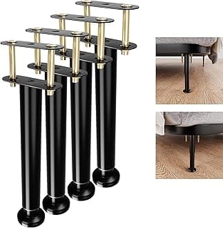 Bed Support Legs Replacement for Metal/Wood Slats