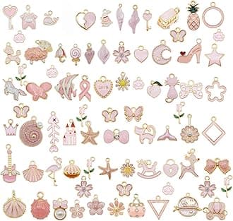 30pcs Mixed Enamel Charms Pendants for Jewelry Making Bulk lot Necklace Earrings Bracelet Craft Findings