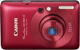 Canon PowerShot SD780IS 12.1 MP Digital Camera with 3x Optical Image Stabilized Zoom and 2.5-inch LCD (Deep Red)