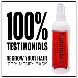 Greatest Hair Loss Results by Nutrifolica - Grows Frontal Crown and Receding Hair Line