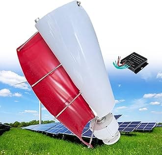 12000W Vertical Wind Power Turbine Generator Kit,12V/24V/48V Portable Maglev Wind Turbine Generator with Charge Controller for Boats Cabins Mobile Homes,C-12V