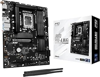 B860 Pro A WiFi 6E Intel Core Ultra DDR5 8666 MHz 256GB M.2 LGA1851 ATX Motherboard BIOS Flashback SATA3 6.0 Gb/s PCIe 5.0