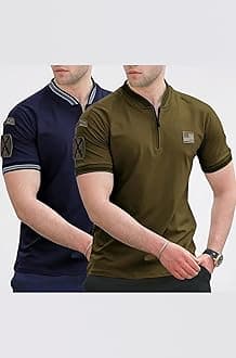 Lymio Polo T Shirt for Men || T Shirt for Man || Collar T Shirt Style Men (Packs Also Available) (Polo-51-54)